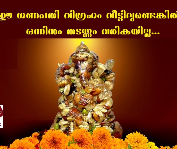 ഈ ഗണപതി വിഗ്രഹം വീട്ടിലുണ്ടെങ്കിൽ ഒന്നിനും മുട്ടു വരികയില്ല…