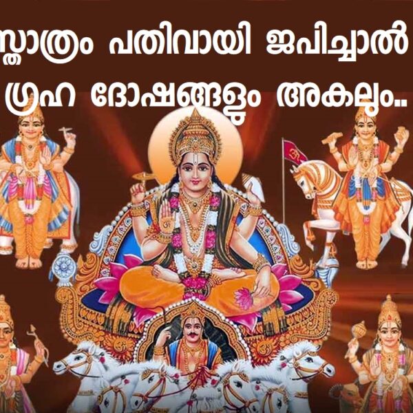 ഈ സ്തോത്രം പതിവായി ജപിച്ചാൽ എല്ലാ ഗ്രഹ ദോഷങ്ങളും അകലും..