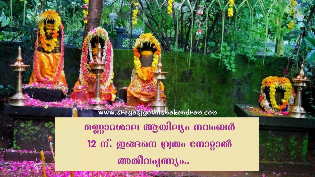 മണ്ണാറശാല ആയില്യം നവംബർ 12 ന്. ഇങ്ങനെ വ്രതം നോറ്റാൽ അതീവപുണ്യം..